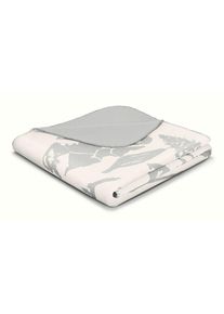 Biederlack, Wohndecke &raquo;Mountain Dreams&laquo; romantischer Winter in den Bergen, grau, Kaschmir, Wolle, B/L: 130 cm x 170 cm, grau