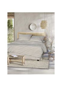 Irisette, Bettw&auml;sche &raquo;Easy 8548&laquo; 2 k&uuml;hlend und atmungsaktiv, pflegeleicht und b&uuml;gelfrei, natur, B/L: 135 cm x 200 cm - 1 Stk., natur