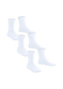 Falke, Herren, Socken &raquo;Family&laquo; 3er Pack, 3 Paar tlg. mit Baumwolle, atmungsaktiv, white, 19-22, Kindersocken von Falke