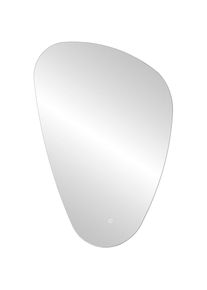 Welltime, LED-Lichtspiegel &raquo;Lorna, Breite 55 cm&laquo; organische Form, Spiegel, FSC -zertifizierter Holzwerkstoff,