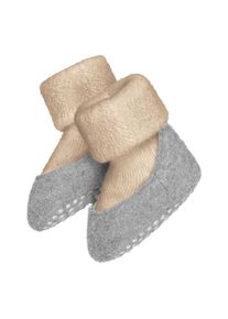 Falke, Unisex, Haussocken &raquo;Baby Cosyshoe&laquo; aus leichter, w&auml;rmender Merinowolle, sand-meliert, 17 - 18, Baby-Hausschuhe von Falke