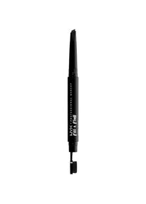 Nyx Cosmetics NYX PROFESSIONAL MAKEUP, Damen, Augenbrauen-Stift &raquo;FILL & FLUFF EYEBROW POMADE PENCIL&laquo; mit dichter H&auml;rchenb&uuml;rste, Espresso, Make-Up von NYX 