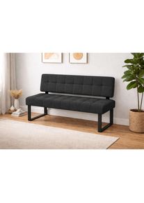Home Affaire, Sitzbank &raquo;Mia K&uuml;chenbank, Polsterbank, Esszimmerbank, 141x64 cm&laquo; Moderne Bank und Farben, Sitzplatzanzahl: 2-3, Frei in Raum stellbar, 