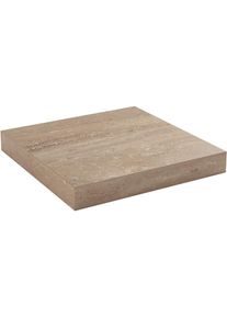 IMPULS K&Uuml;CHEN, Arbeitsplatte &raquo;4 cm stark&laquo; in vielen Breiten, passend zu allen Serien, von vier Seiten ummantelt, Travertin, B/T/H: 120 cm x 60 cm x 4 