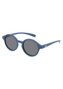 OKIDOKI SAMMY SUN LITTLE (3-5) | Kinder-Sonnenbrille | Fassung: Vollrand, Panto, Kunststoff, Blau Dunkel | Glasfarbe: Blau
