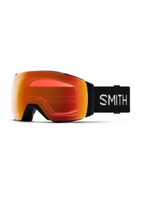 Smith M00713 | Okulary narciarskie unisex | Oprawka: Poliwęglan Czarny | Kolor szkła: Czerwony Lustrzanka Czerwona