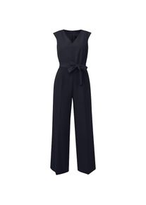 s.Oliver BLACK LABEL, Damen, Overall mit V-Ausschnitt, mit G&uuml;rtel, NAVY, N-Gr, 38 - N-Gr, NAVY, Overall von s.Oliver BLACK LABEL