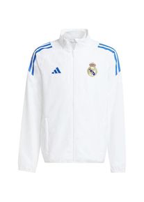 Adidas, Jungen, Fussballtrikot, Real Madrid EU Junioren-Heimtrikot (128), Weiss, 128