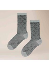 Kunert, Damen, Socken &raquo;Socke Fancy Shell&laquo;, sage 1516, 35-38, sage 1516, &iquest; Lurex- Mischung