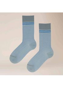 Kunert, Damen, Socken &raquo;Socke Arrow Graphic&laquo;, dove-blue 1517, 39-42, dove-blue 1517, &iquest; Hautfreundliche, merzerisierte Baumwolle