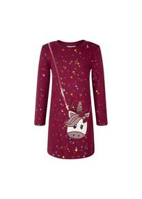 happy girls, Damen, Sommerkleid &raquo;dress&laquo;, berry, 92 - EURO-Gr&ouml;&szlig;en, Bunter Glitzerprint