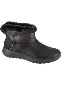 Skechers, Damen, Boots + Stiefel, Damen-Slipper: Winterstiefel f&uuml;r unterwegs &ndash; Cozy Dream, Schwarz, (35.5)