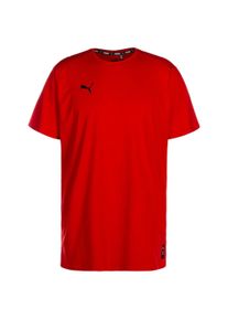 Puma M&auml;n Funktionstopp 'Hoops Team' r&ouml;d / svart Storlek L