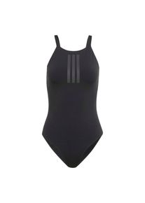 adidas Performance Kvinnor Sportbaddr&auml;kt m&ouml;rkgr&aring; / svart Storlek XS