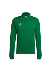 adidas Performance M&auml;n Sport sweatshirt 'Entrada 22' gr&ouml;n / vit Storlek XL