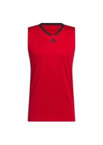 adidas Performance M&auml;n Funktionstopp 'Legends' r&ouml;d Storlek XS