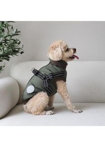 Nordic Paws - Dogcoat Thor with harness 30cm - Green XS