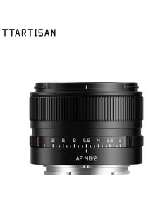 TTArtisan Obiettivo Full Frame AF 40mm f/2.0 (Nikon Z, APS-C / DX, Vollformat), Objektiv, Schwarz