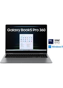 Samsung Galaxy Book5 Pro 360 (16", 512 GB, 16 GB, DE, Intel Core Ultra 5 226V), Notebook, Grau