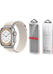Yesido WB24 Apple Watch Loop Sportarmband 42/44/45 NUDE/BEIGE (Baumwolle), Uhrenarmband, Beige