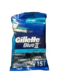 Gillette, Nassrasierer, BlueII Plus Engangsskrabere 15 Stk.
