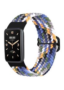 OEM Mi Band 7 Pro / M7 Pro (8) Geflochtenes Armband, DENIM / MEHRFARBIG (Nylon), Uhrenarmband, Mehrfarbig