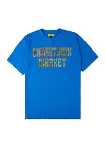 Market Koszulka dla mężczyzn niebieski / zielony / bladofioletowy Rozmiar S