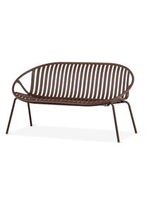 Tchibo - Woood Gartenbank - 81x72x73cm - braun - Aluminium / Polypropylen
