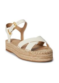 Lauren by Ralph Lauren Lauren Ralph Lauren Sandales 'EMERYN' Femme blanc taille 8