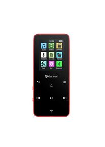 Denver MP-1830R RED - MP4 media player with built-in bluetooth and rechargeable battery - MP3 Spieler 4 GB