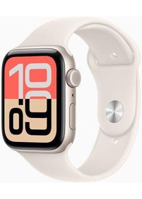 Apple Watch SE 3 44 mm (2025) | GPS + Cellular | Księżycowa poświata | Pasek sportowy w kolorze Księżycowa poświata M/L