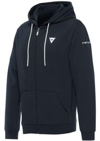 Dainese Speed Demon, casaco com capuz com fecho , cor: Azul Escuro/Branco , tamanho: 3XL