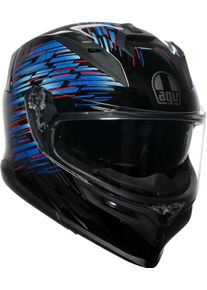 AGV K7 Genisys, kask pełnotwarzowy , kolor: czarny/niebieski/szary , rozmiar: XL