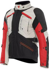 Dainese Gullfoss D-Dry, textile jacket waterproof , color: Light Grey/Black/Red , size: 46