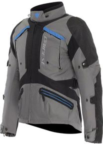 Dainese Gullfoss D-Dry, textile jacket waterproof , color: Grey/Black/Blue , size: 46