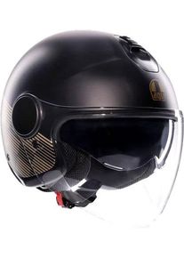 AGV Eteres Ponza, open face helmet , color: Matt Black/Gold , size: XS