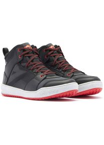 Dainese Suburb D-WP S26, sapatos imperme&aacute;veis , cor: Preto/Branco/Vermelho , tamanho: 46 EU