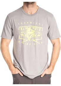 Klim Petrol, t-shirt , cor: Cinzento Claro/Amarelo N&eacute;on , tamanho: XL
