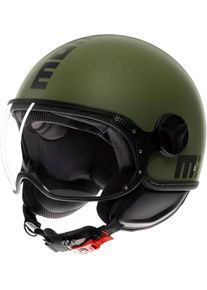 Momo Design Momodesign FGTR Classic Mono, open face helmet , color: Matt Dark Green/Black , size: S