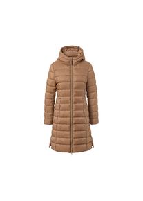 Tchibo - Płaszcz pikowany z kapturem - dla pań - rozmiar 42 - kolor: beżowy