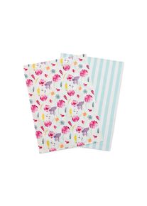 Tchibo - Ścierki do naczyń - kolor: niebieski/biały