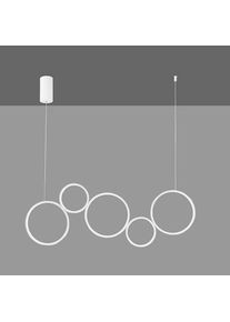 Luce Ambiente Design FREDY Suspension &agrave; 5 sources lumineuses, LED, LED-FREDY-S5,