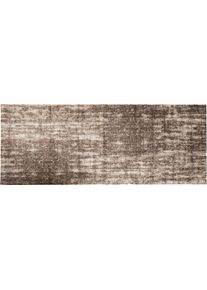 Salonloewe unisex Voetmat in taupe ,maat 40x60 cm, Witt, 100% Polyamide. Achterzijde: 100% Elastiek
