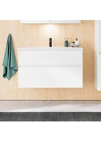 Burgbad Lin20 Meuble avec vasque, 2 tiroirs, SGHR102F5363C0001,