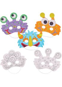 Monster Colour-in Masks (Pack of 10)
