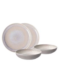 like. by Villeroy & Boch Geschirr-Set &raquo;Tafel-Set Perlemor Sand 4er Set beige&laquo;