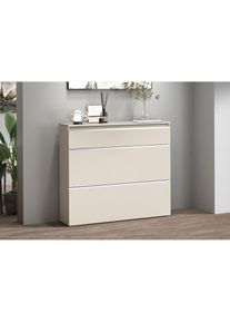 Home Affaire Schuhschrank &raquo;Magic Schuhschrank, Schuhkommode, Schuhregal, softgriff&laquo; 3 Klappen,Doppelschuhtrommeln,hochglanz lackiert oder matt,Breite 