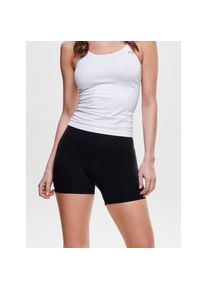 Only Radlerhose &raquo;ONLVICKY &ndash; Nahtlose Shorts mit elastischem Bund f&uuml;r optimalen Sitz&laquo; sehr figurbetont, Jersey, Kunstfaser, Stretch, unifarben schwarz,