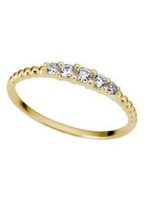 Firetti Fingerring &raquo;Schmuck Geschenk Gold 333 Damenring Goldring Kugeln&laquo; mit Zirkonia (synth.)