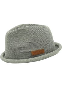 Trilby Chillouts "Tocoa Hat", Herren, Gr. S, grau, Feinstrick, Kunstfaser, unifarben, H&uuml;te Trilby, schnelltrocknend, langlebig, Formbest&auml;ndig